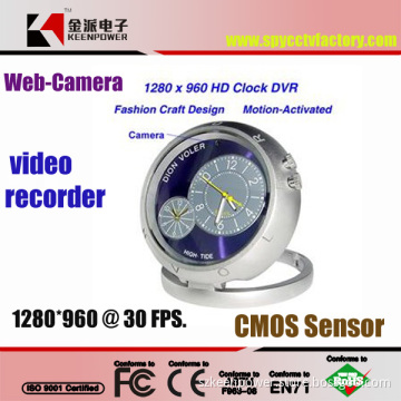 CMOS HD Hidden Clock Camera with Motion Detector